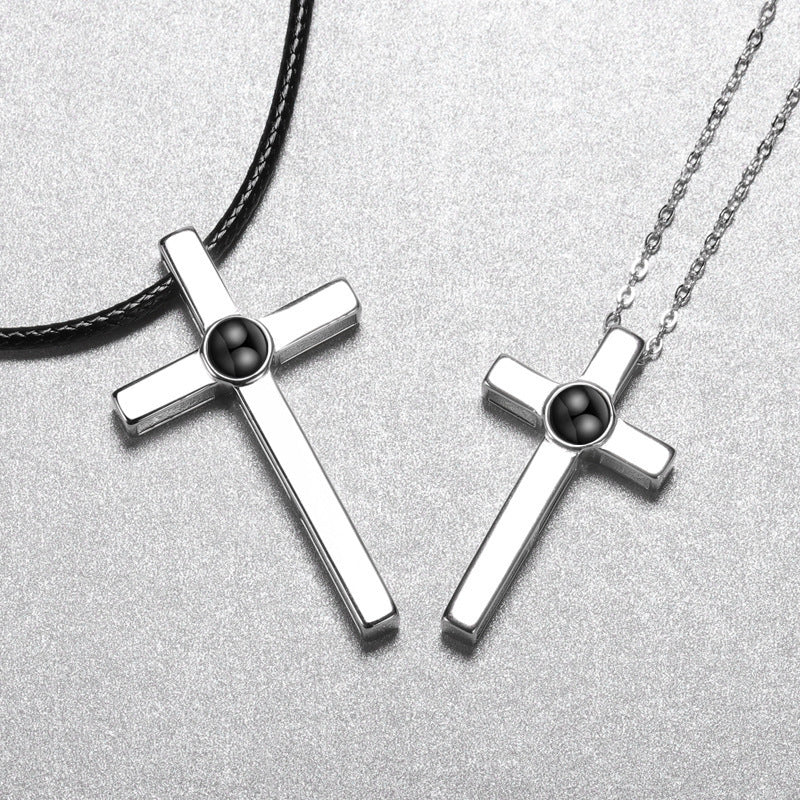 LL Sterling Silver Cross Necklace