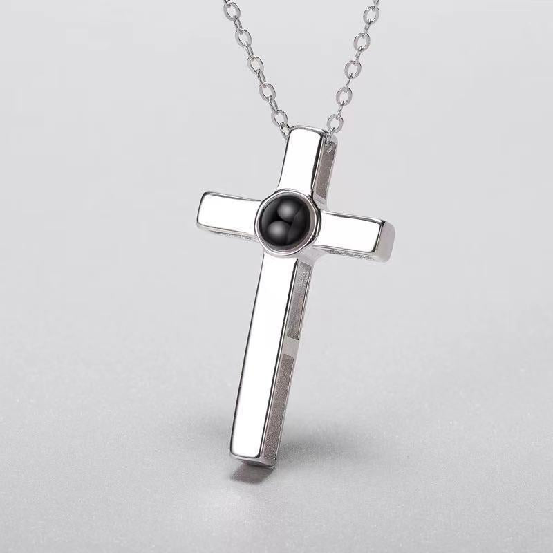 LL Sterling Silver Cross Necklace
