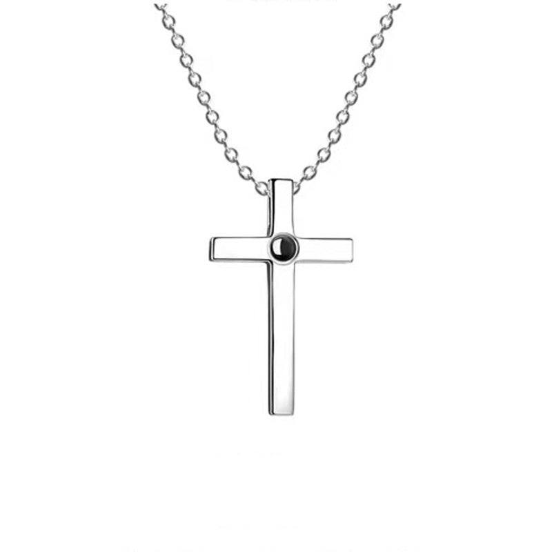 LL Sterling Silver Cross Necklace