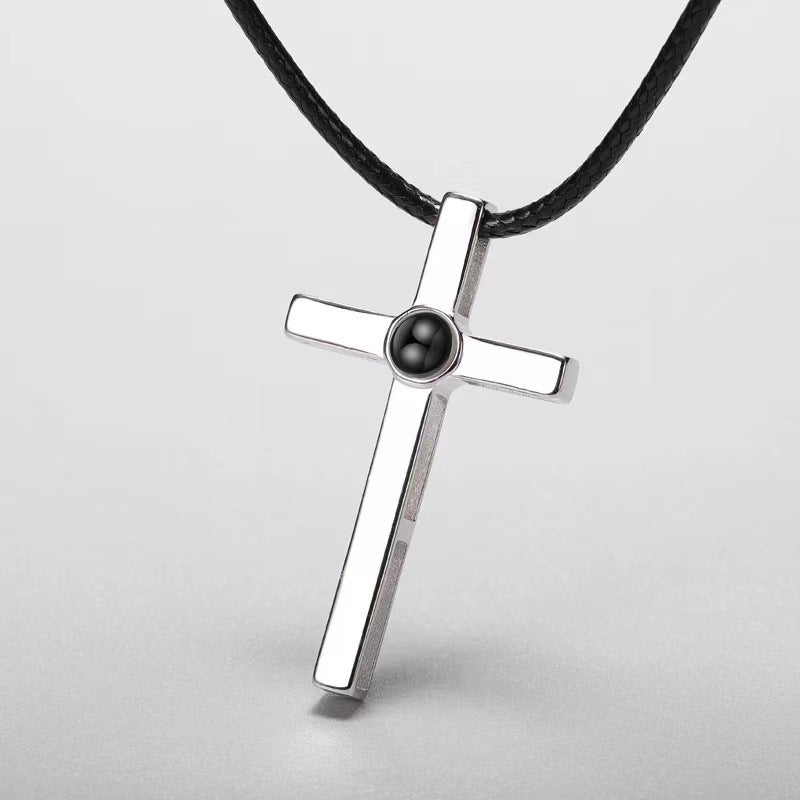 LL Sterling Silver Cross Necklace